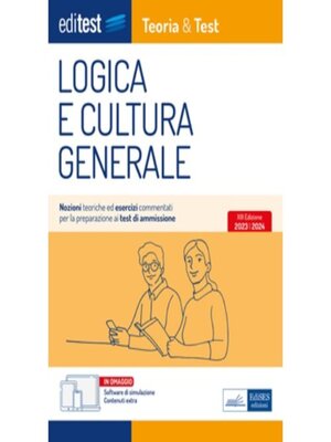cover image of EBOOK- Logica e cultura genrale Teoria&Test